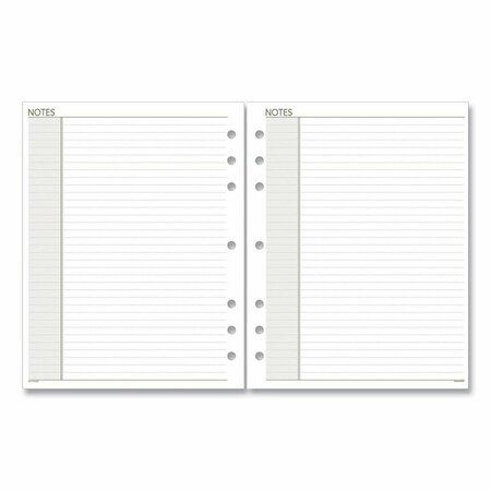 CORTESIA Lined Refill Notes Pages for Planners & Organizer, White - 8.5 x 5.5 in. CO3744696